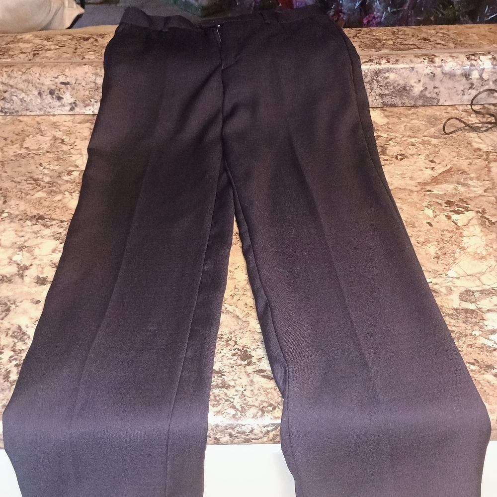Boys Navy Pants Size 12 Suit Pants - Picture 6 of 6